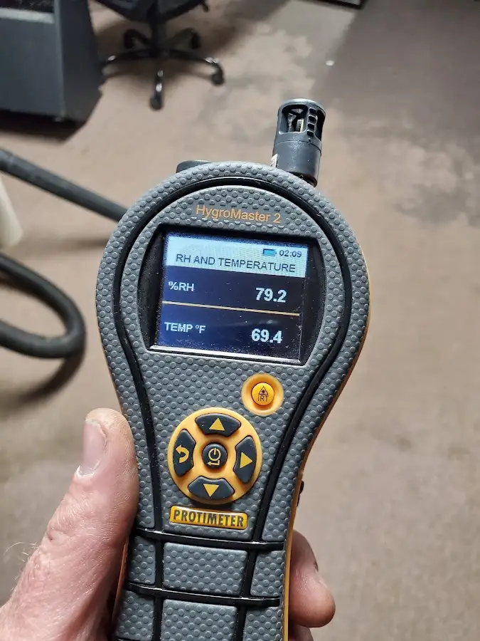 Moisture meter humidity assessment for Fire & Smoke Damage Restoration in Goffstown